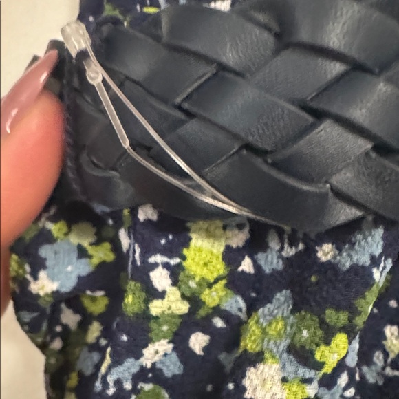 Michael Kors 3 Pc Set Micro Floral Blouse Skirt & Belt Beautiful Set NWT Sz L/XL - Picture 15 of 15